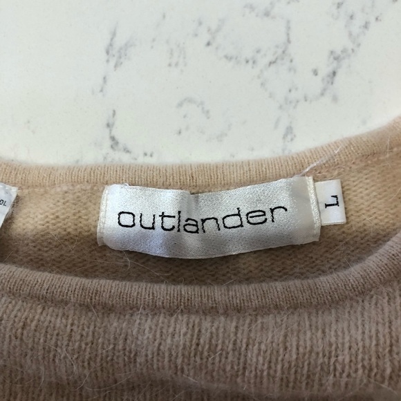 Vintage Outlander cream,beige overside sweater S:L - Picture 12 of 16